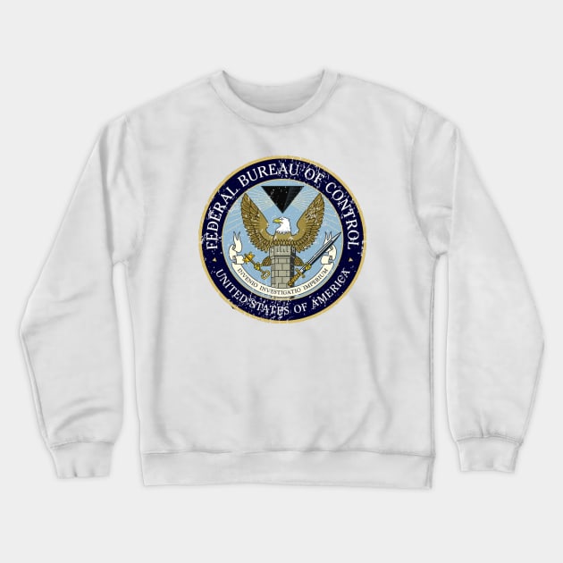 Federal Bureau of Control | Control Game Logo | Clean Logo Crewneck Sweatshirt by OrionBlue